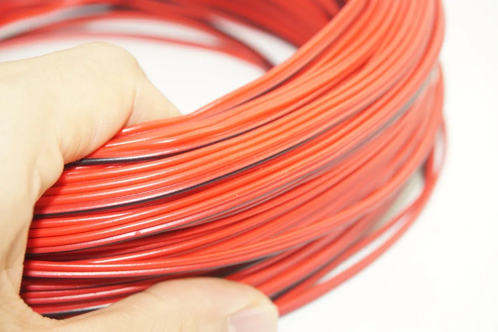 22AWG 0.3mm2 2 контактный провод удлинительного кабеля для одноцветный светодиодный