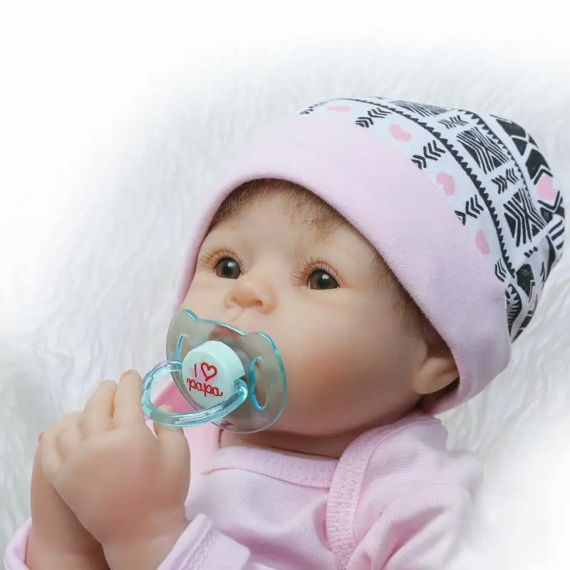 Nicery 20-22 дюймов в переменного тока 50-55 см Bebe Кукла реборн Мягкий Силиконовый