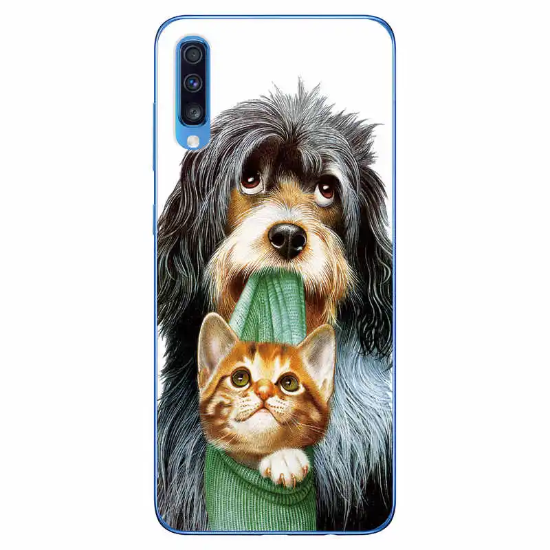 Case For Samsung Galaxy A70 Patterned TPU Soft Shell A 70 SM-A705F A705F A705 Phone Back Cover |