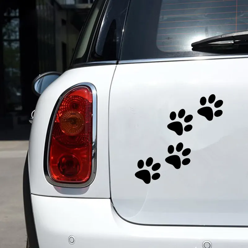 Собака paw print Авто Бампер Окно ноутбук обои холодильник поделки мультфильм