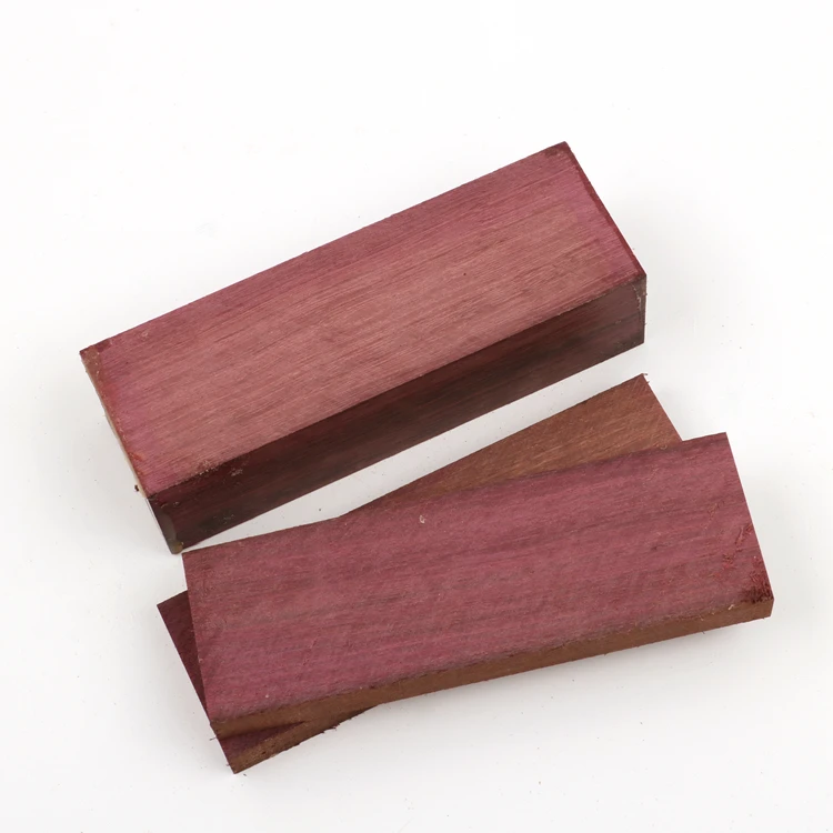 

Purple Heart DIY Wood Blanks woodworking Knife handle wood handle blank Knife Scales