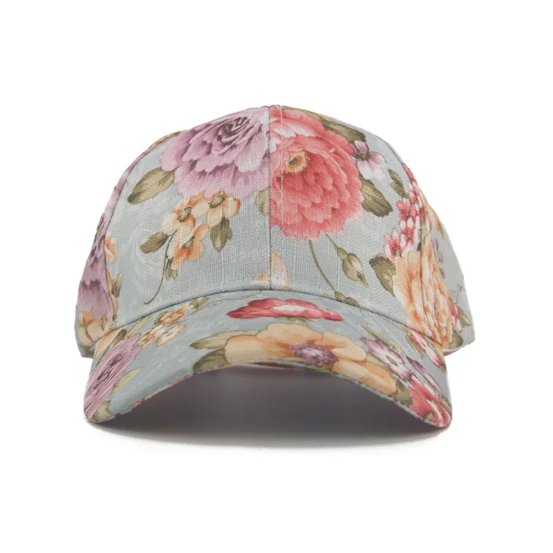 Funky Junque Womens Floral Daisy Peony Flower Print Baseball Cap Fashion Hat For Girls Breathable Mesh Gorras Summer | Аксессуары для