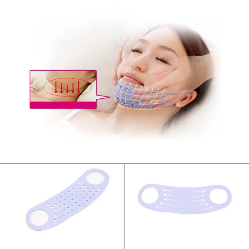 Тонкий Поднимите Уход за кожей лица Пояс Чик Форма до подбородка щек массажер для