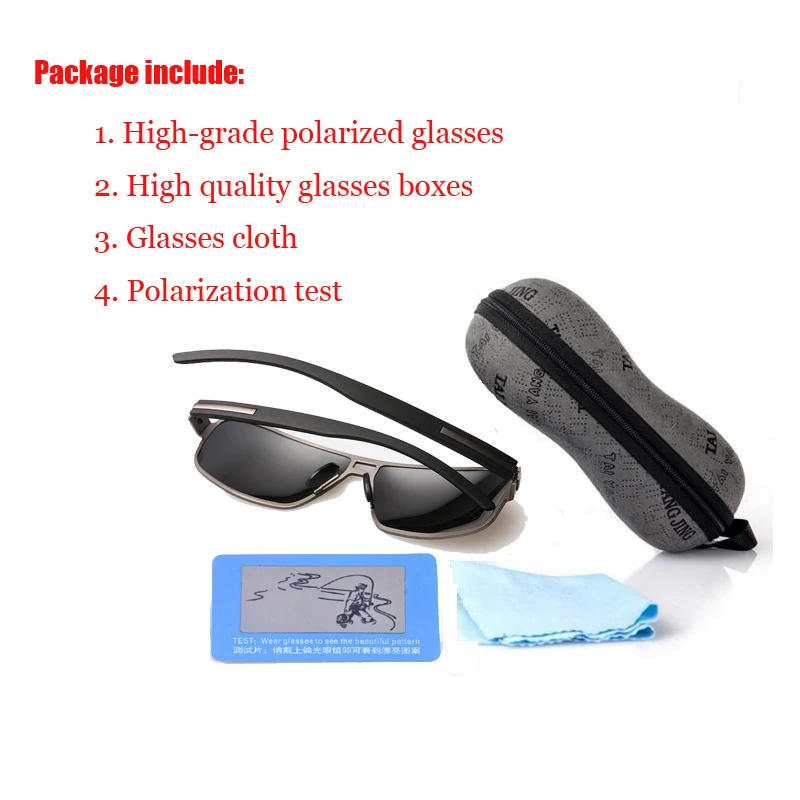 

New men 8426 driving glasses polarized sunglasses metal sunglasses wholesale and box