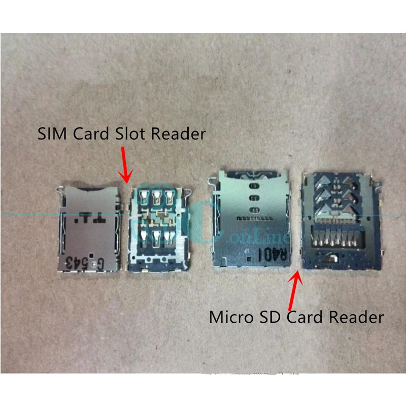 Разъем для считывания SIM и Micro SD карт памяти Samsung Galaxy A3 A5 A7 SM A300 A300F A3000 A500 A500F A5000 A700