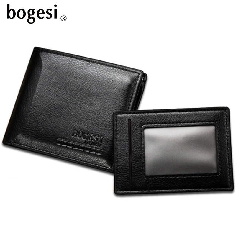 Мужские кошельки со съемными держателями карт черный коричневый кошелек