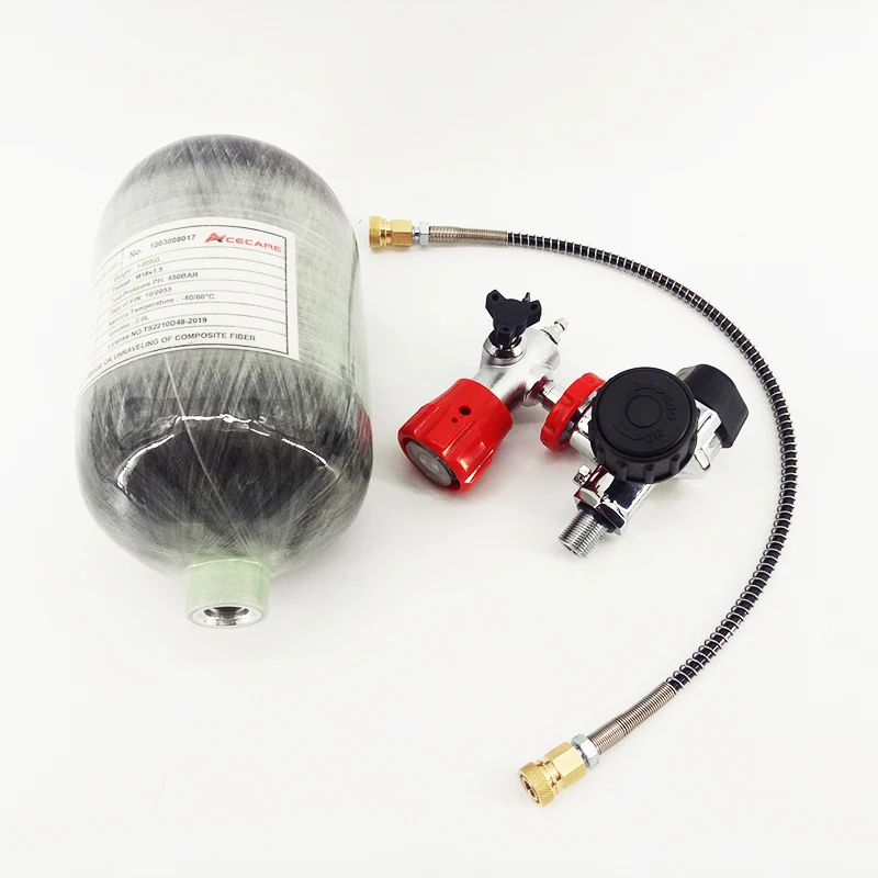 AC520211 Тактический 2L 300BAR сжатого воздуха Пейнтбол Бак гПа PCP цилиндра M18 * 1 5 Охота