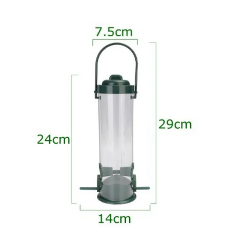 SHGO-Plastic Comfort Bird Pet Feeder Waterer Garden Hanging Suction Cup Automatically Farming Equipment Outdoor | Дом и сад