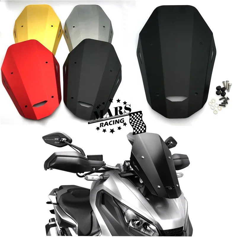 Лобовое стекло мотоцикла с ЧПУ алюминиевый козырек для ветрового стекла Honda XADV 750