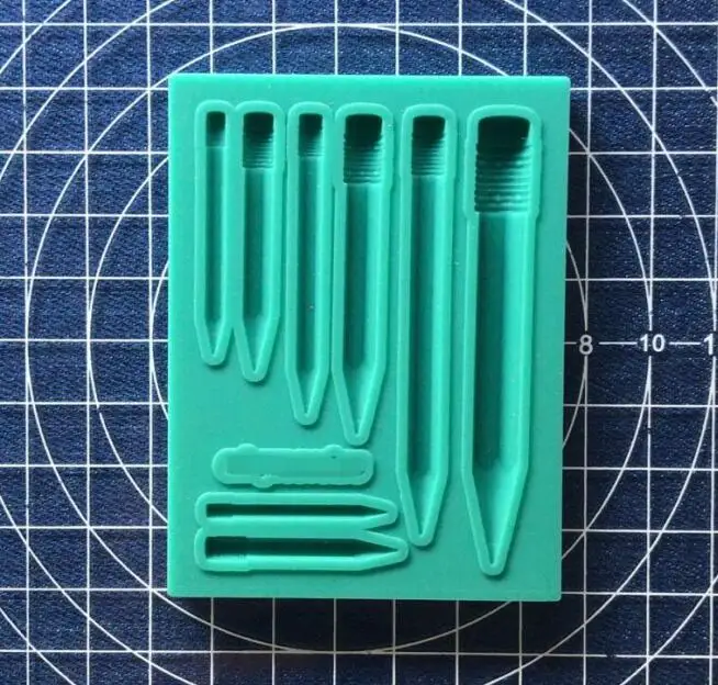 

Cake Tool 1 Pc Pencil School Silicone Mold Sugarcraft Chocolate Fondant Tool Sugarcraft Mould DIY