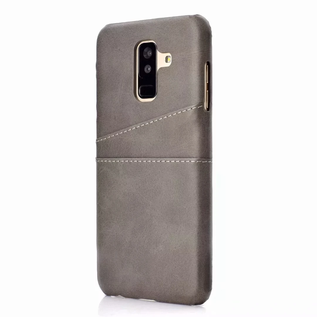 Чехол из натуральной кожи для Samsung Galaxy A6 + 2018 винтажный жесткий чехол накладка в