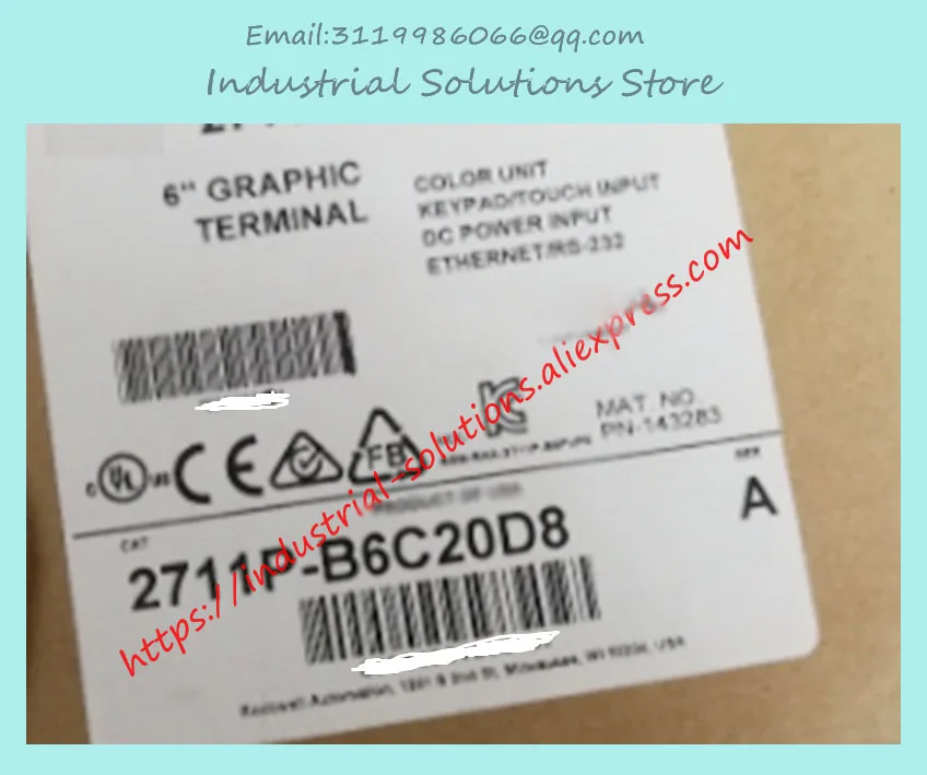 

New 2711P-B6C20D8 2711PB6C20D8 Industrial Control Frequency Converter