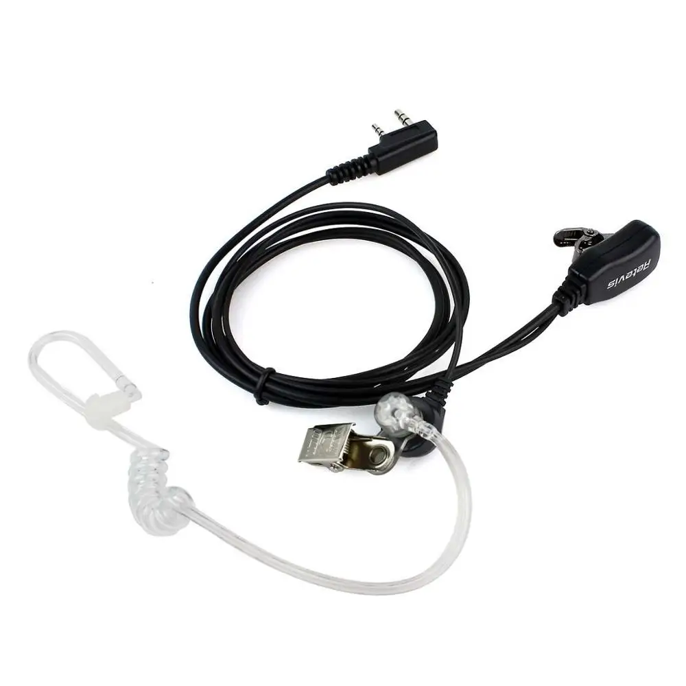 Через dhl или ems 100 шт. MIC Динамик для Baofeng PUXING OUXUN QUANSHENG Ect K Head двухсторонняя радио