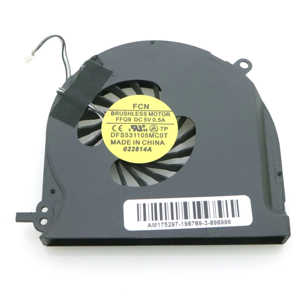 Бесплатная доставка новинка DFS531105MC0T BATA0810R5H 001 DC5V 0.5A для DELL XPS 15Z L511Z кулер