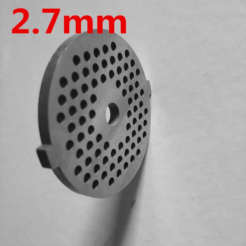 2.7mm Мясная шлифовальная плита, сетчатый нож, мясорубка для vitek, универсальный выбор моделей 380 382 383 385 386 387 388 и т. Д - Цвет: 2.7mm