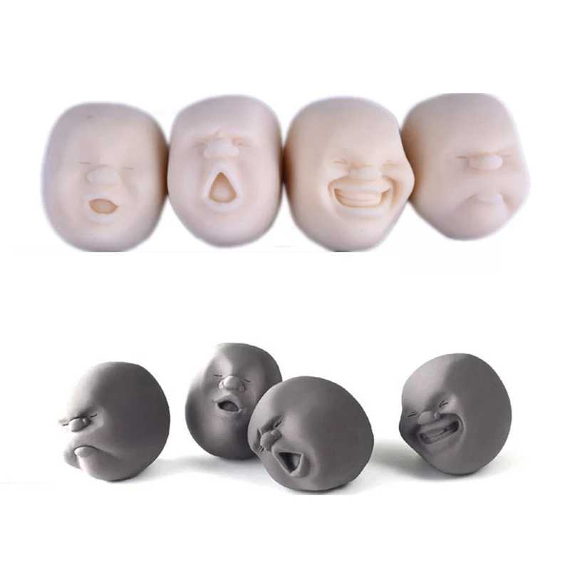 Novelty Fun Caomaru Antistress Ball Toy Human Face geek surprise Emotion Vent Resin Relax Adult Stress Relieve Gift | Игрушки и хобби