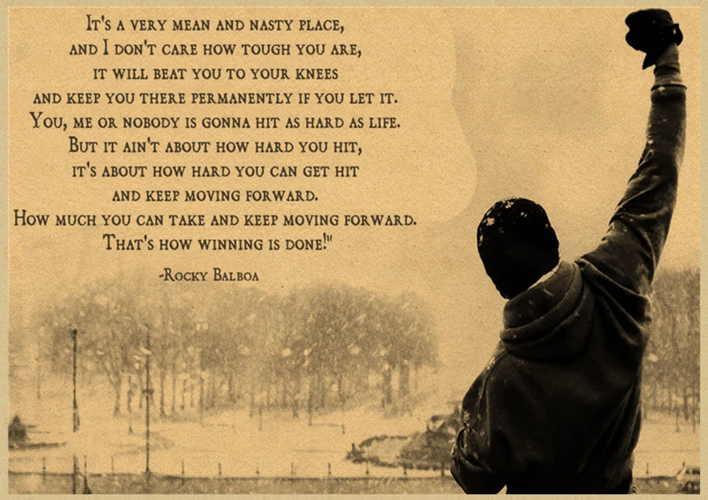 Классический фильм ROCKY Винтаж бумага аниме плакат ROCKY Stallone плакаты домашний Декор стены