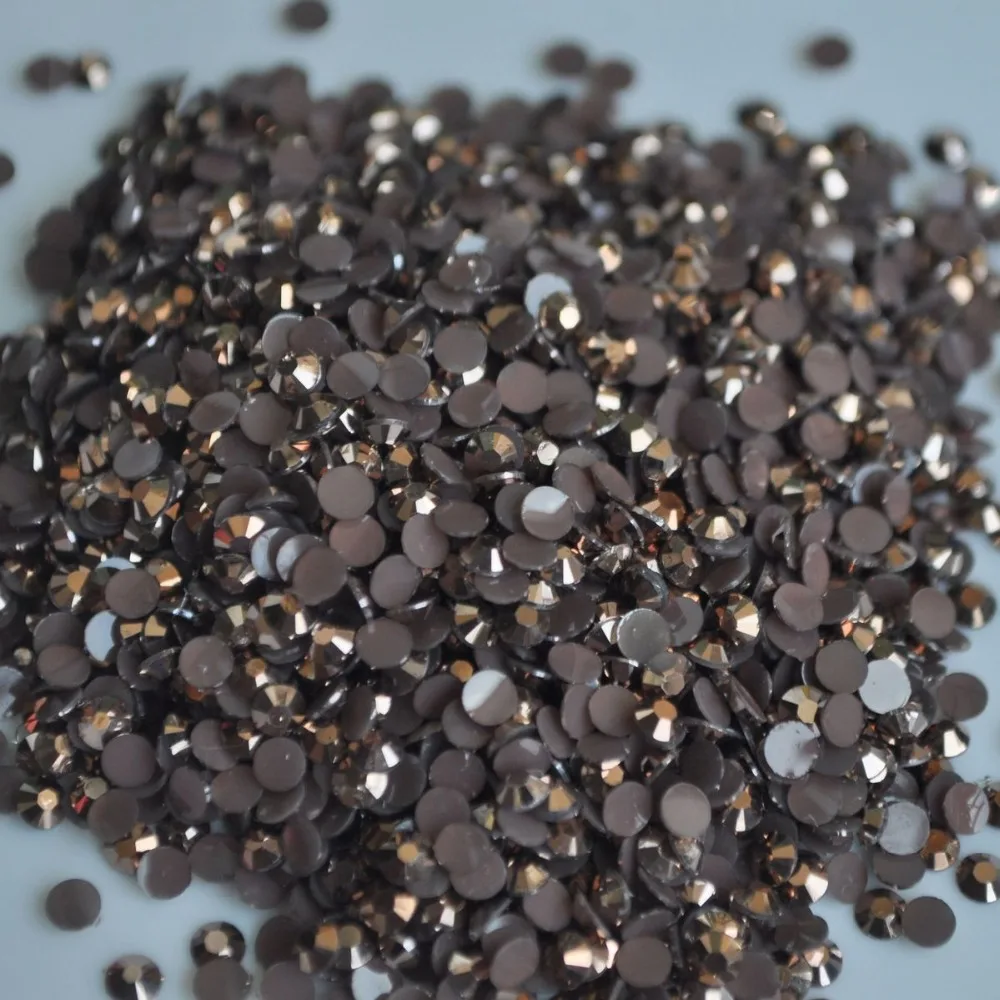 1000 шт. 3 мм новые модные блестящие желеобразные Золотые Горячие Стразы AB для