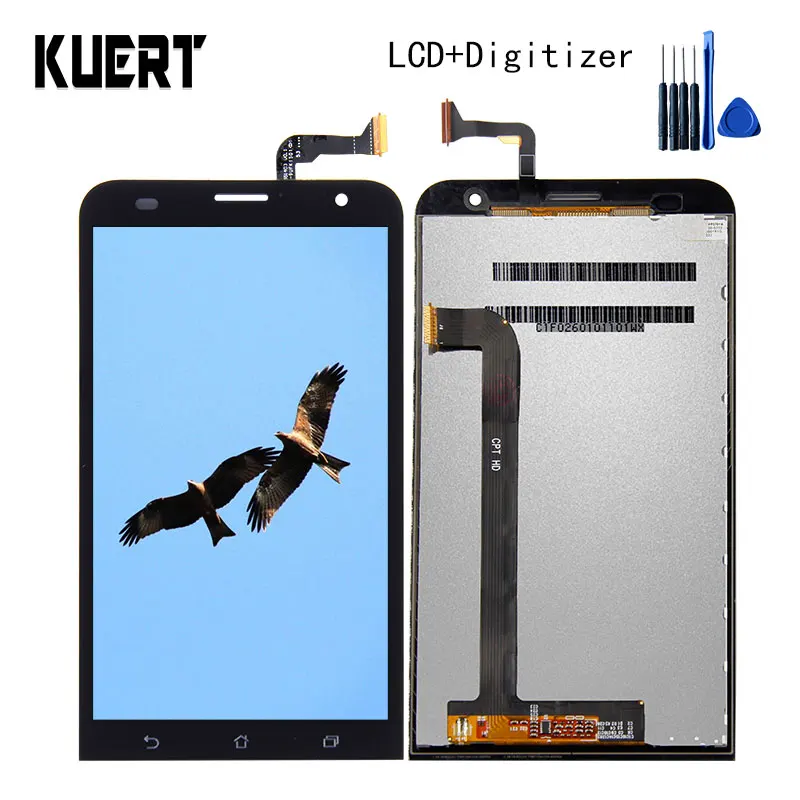 Высококачественный ЖК дисплей KUERT для Asus ZenFone 2 Laser ZE550KL Z00LD сенсорный экран
