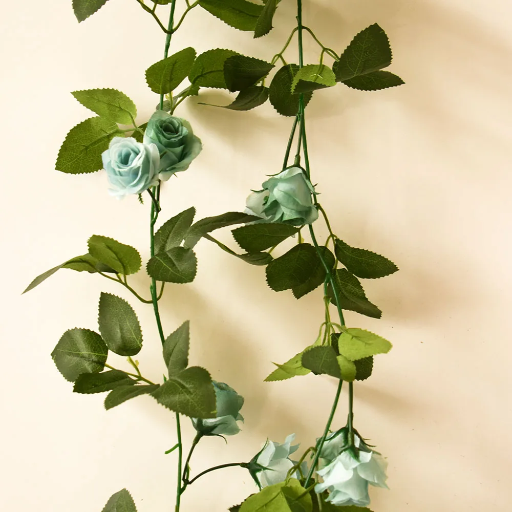 Шелковые искусственные розы лоза для дома качели сада вечерние ринки свадьбы