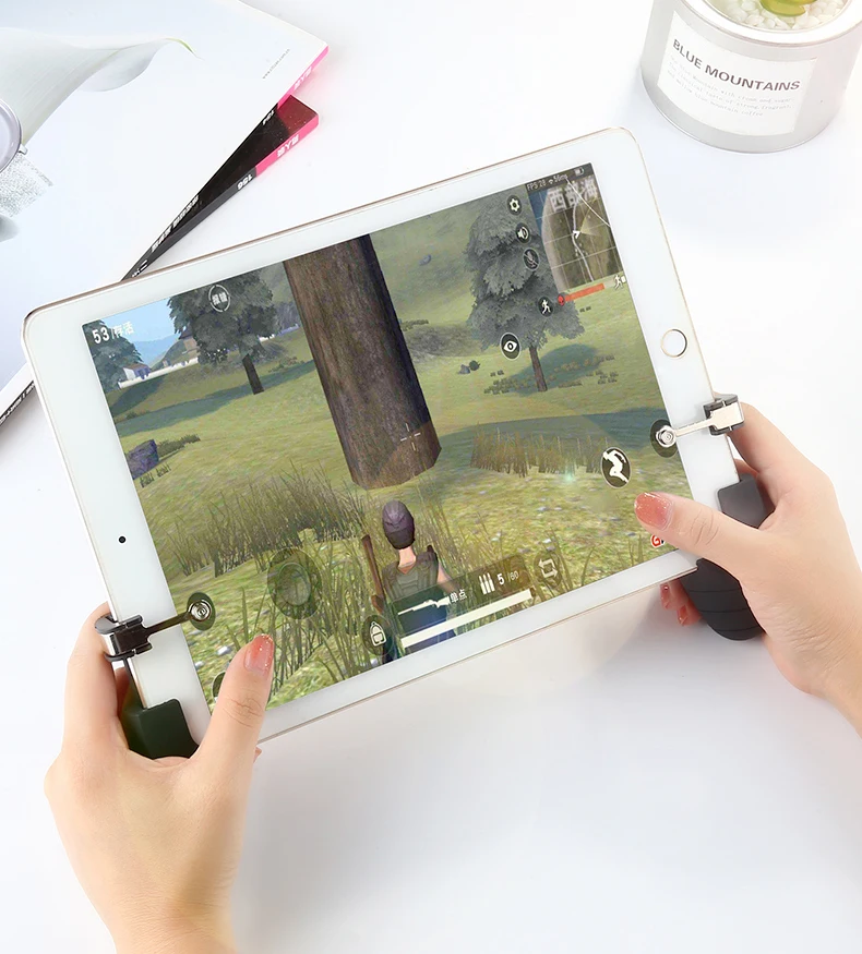 HEYNOW PC PAD геймпад 2в1 игровая ручка держатель джойстик для PUBG L1/R1 стрелок триггер огонь Кнопка Aim ключ для KnivesOut для ipad