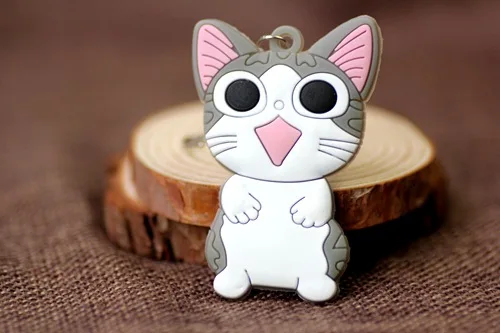 Бренд 2017 Новинка хит мода милый kawaii металлический котенок мини брелок с котом