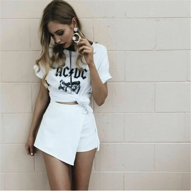 Новинка 2019 модные пикантные Женские шорты летние пляжные повседневные с высокой