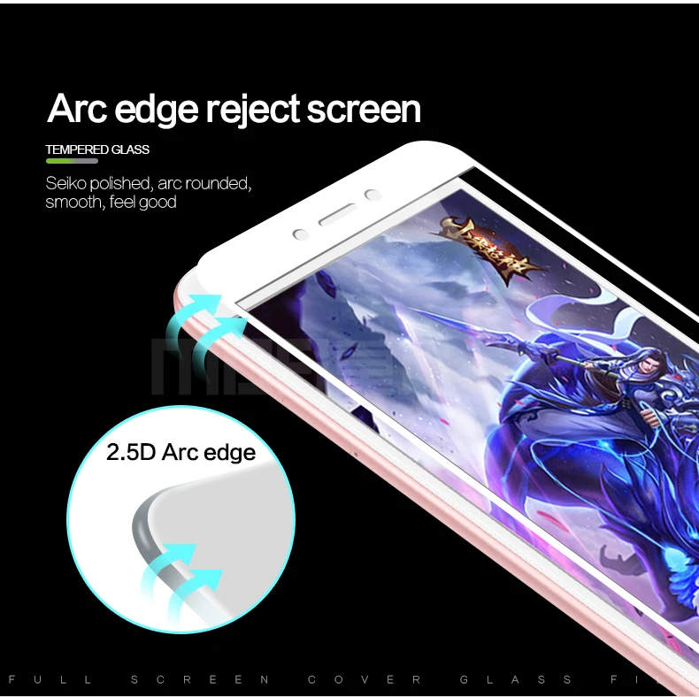 Mofi защита для экрана закаленное стекло Xiaomi Redmi 5A Взрывозащищенная защитная