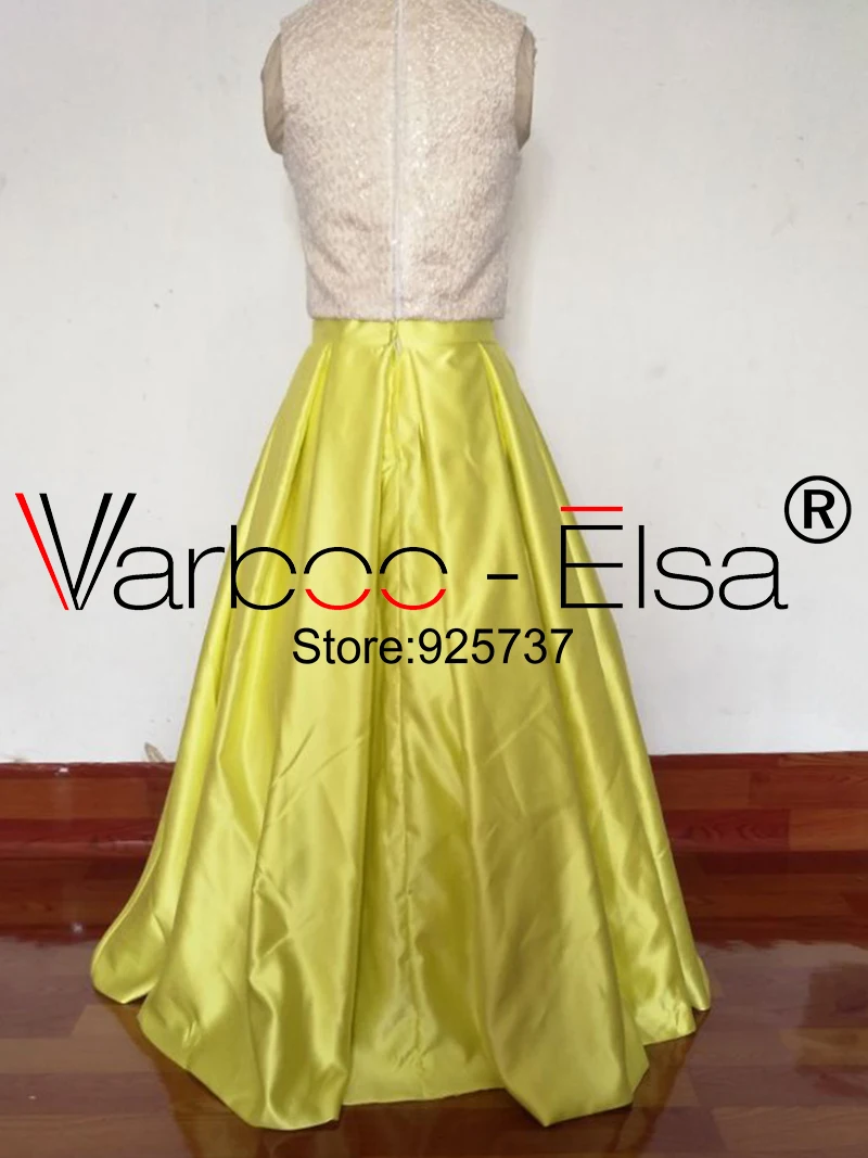VARBOO_ELSA Robe De Soiree Элегантные Выпускные платья 2018 из двух частей длиной до пола