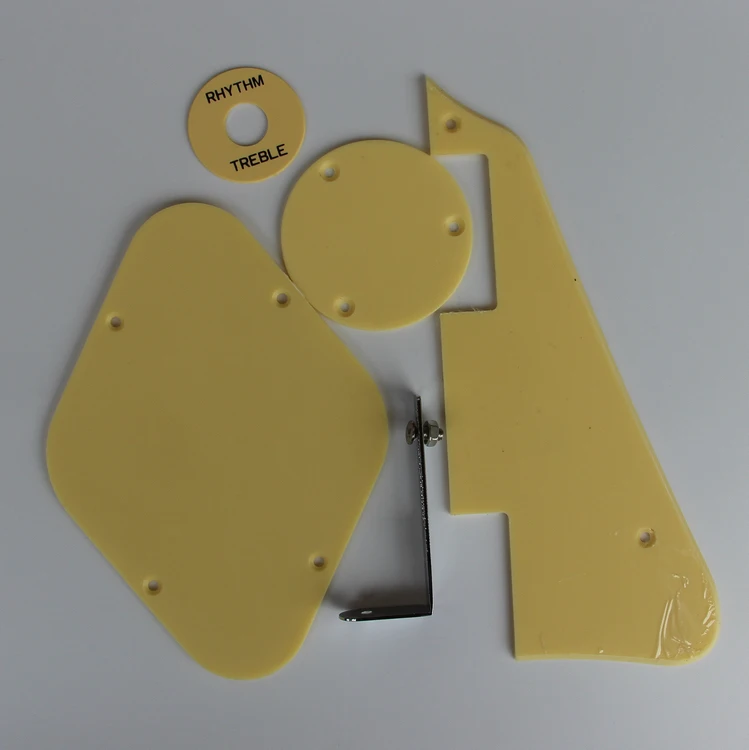 

LP guitars, a full set of armor plate cover plate to protect board before and after LP guitars The black part With stents