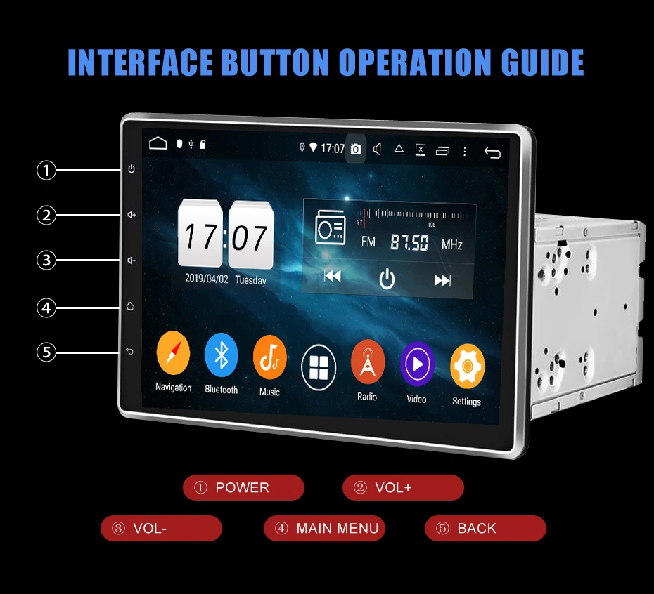 KANOR Android 9,0 Восьмиядерный 4g+ 64g 10,1 дюймов ips 2 din Автомобильный gps dvd-плеер Bluetooth Стерео Авторадио 2din автомобильный радио мультимедиа
