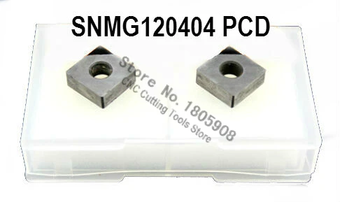 2 шт. SNMG120404 высококачественные алмазные (PCD) Инструменты для вставки | pcd режущий