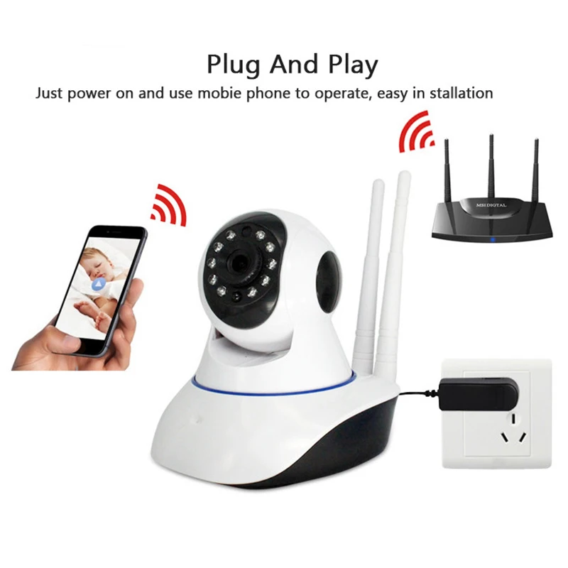 IMIEYE Full HD 1080p IP Wi Fi беспроводной CCTV камера наблюдения сети безопасности видеоняни и