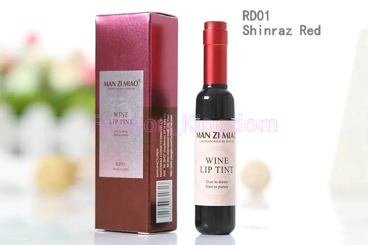 Korean Brand Cosmetics Makeup Red Wine Matte Lip Tint Gloss Waterproof Liquid Lipstick Set Batom 6 Colors 7g Free shipping | Красота и