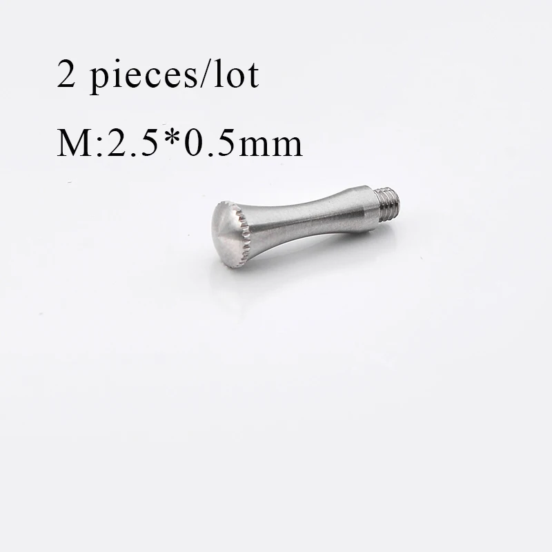 2pieces/lot Hair Salon Scissor Parts Removable Finger Rest Tail Nail Clavo De Cola Styling Accessory M:2.5*0.5mm
