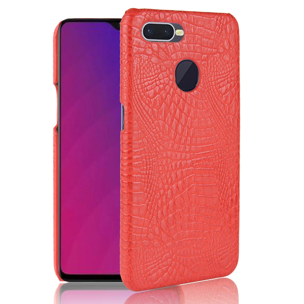 Роскошные Бизнес Крокодиловая Кожа Змеи Pattern кожаный чехол для OPPO A7X