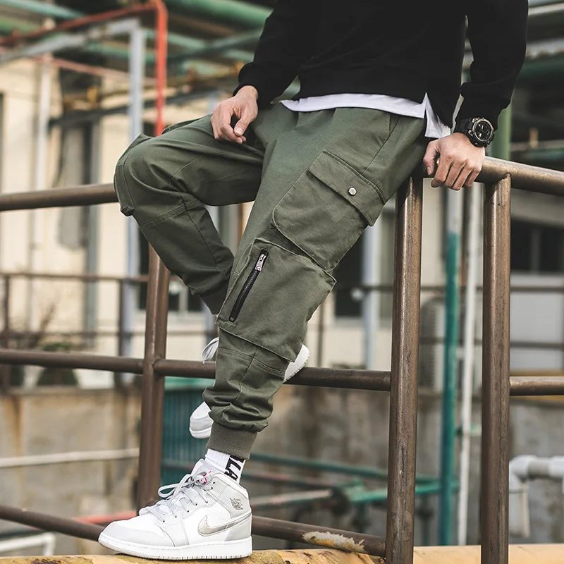 2019 SLOUPPG Мужская модная уличная одежда мужские спортивные штаны хлопковые брюки