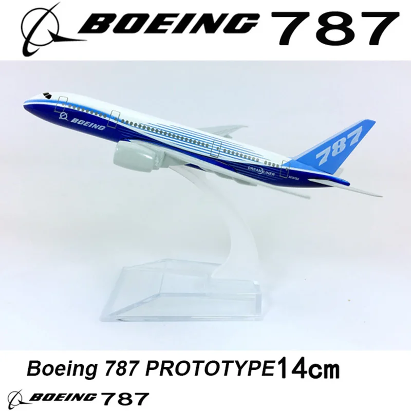 14 см 1:400 Boeing B787-800 модель прототипа Airlines с базой Airbus металлический сплав самолет