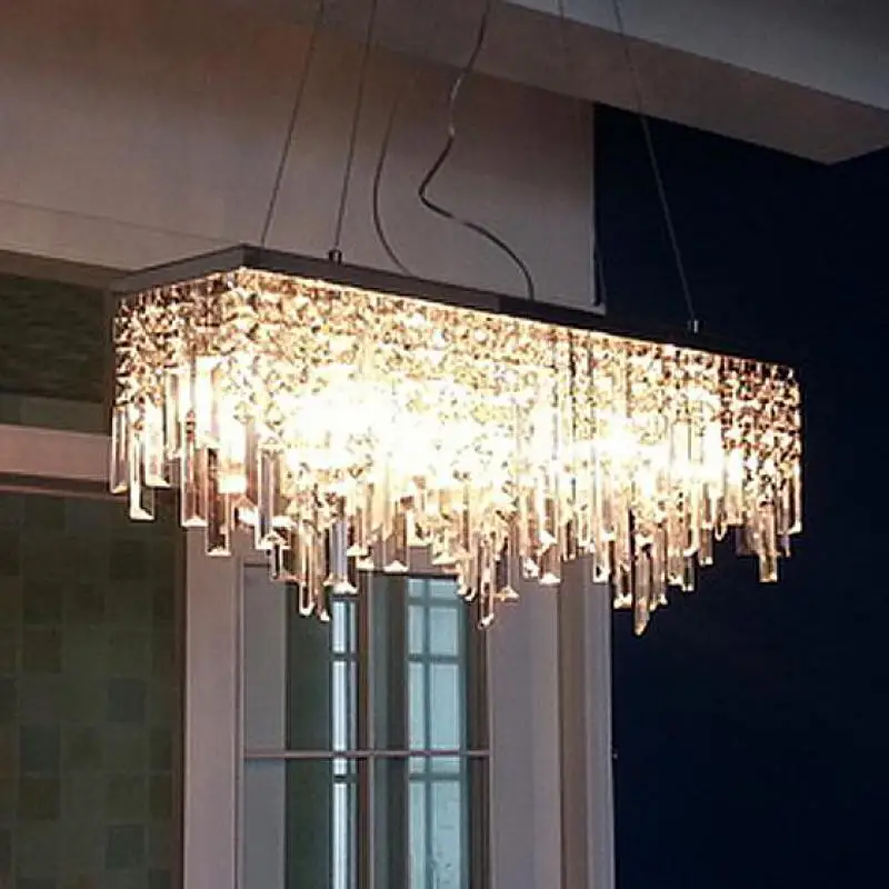 Италия подвесной хрустальный свет для кафе и столовой lustres de cristal Современная