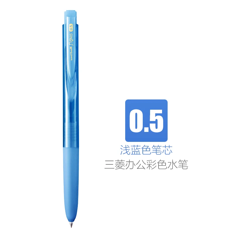 0.5mmSkyBlueRefill 1 шт Uni Signo RT1 UMN-155 гелевая ручка 0,38/0,5 мм 10 K6 версия гелевая ручка для письма цветная ручка для воды студенческие Обучающие канцелярские принадлежности - Цвет: 0.5mmSkyBlueRefill