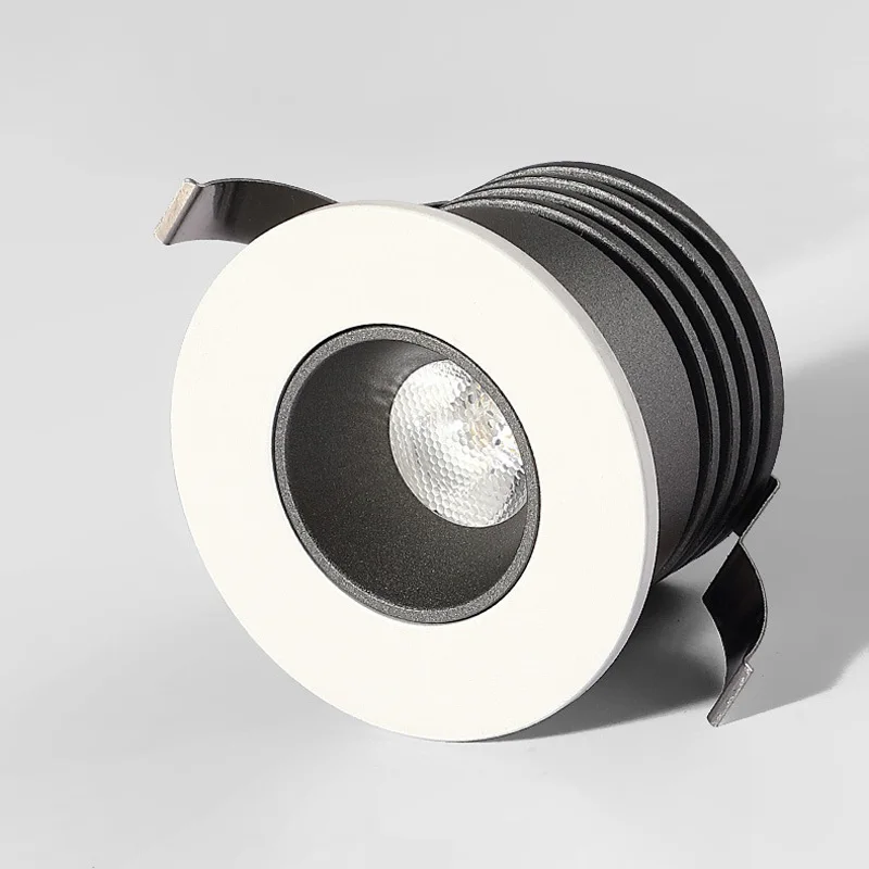 2pcs/lot Mini 3W LED Downlight Small AC220V COB Wall Washer Light Home Hotel Cabinet Adjustable Recessed Ceiling Spot Lights | Лампы и