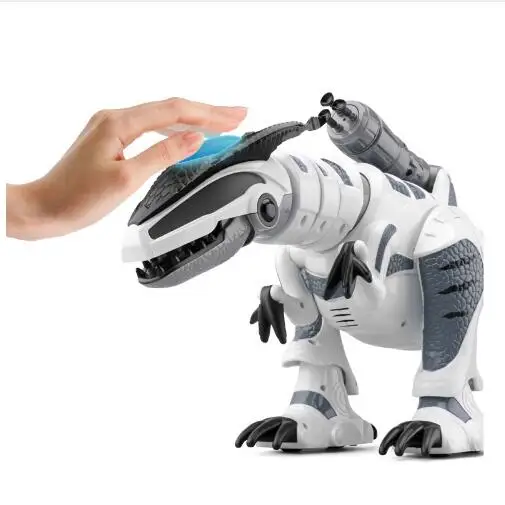 Ходящий динозавр робот мир Юрского периода игрушки RC электрический танцевальная