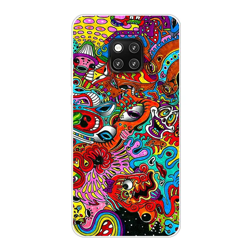 Силиконовый чехол ТПУ для Huawei Mate 20 Pro мягкий телефона LYA-L29 Mate20 20Pro Mate20Pro задней