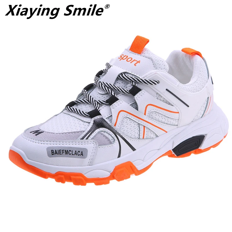 Женские кроссовки с дышащей сеткой Xiaying Smile уличные для бега спортивная обувь