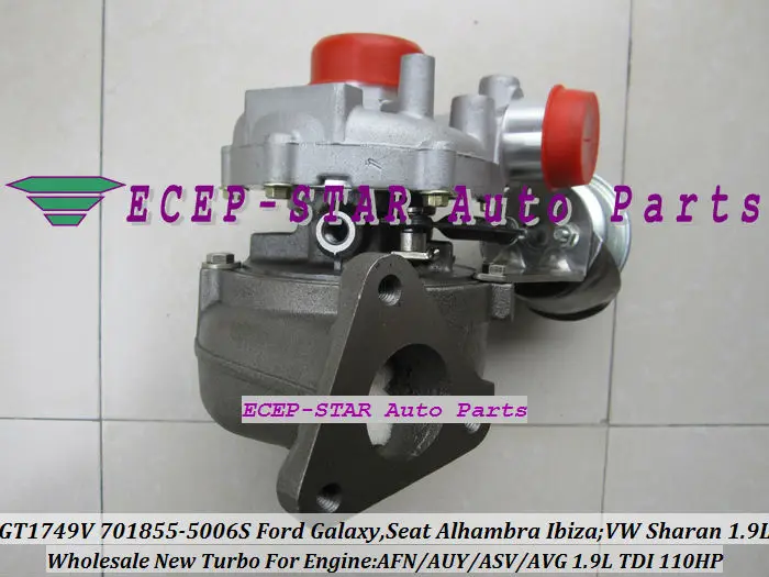 Бесплатная доставка GT1749 701855 5006S турбо для Ford Galaxy SEAT Alhambra Ibiza Volkswagen VW Sharan AFN AUY AVG 1.9L