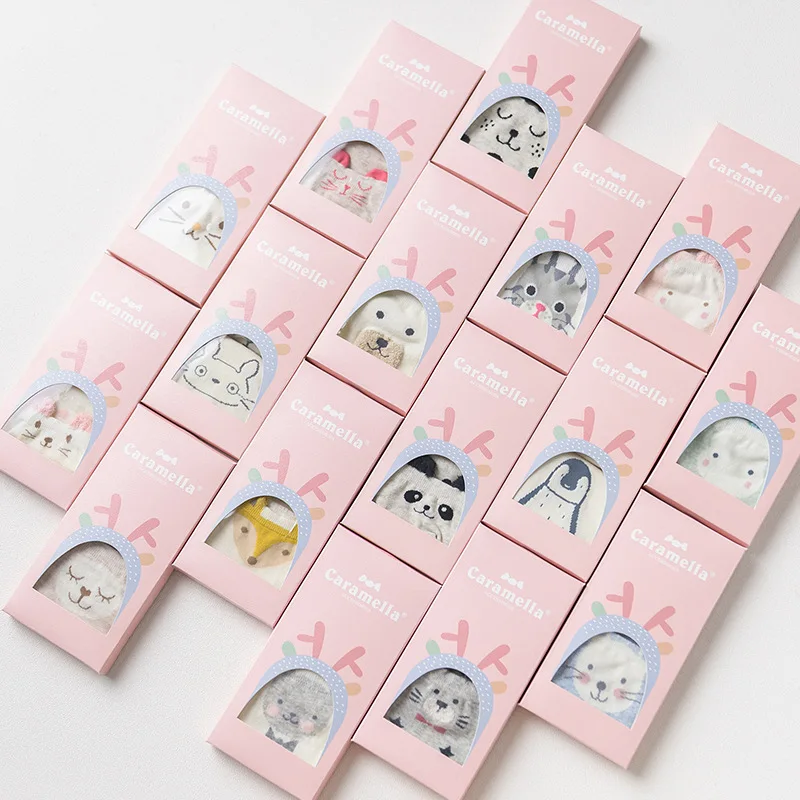 2 пары 22 см весенние хлопковые теплые Kawaii удобные волоконные женские носки