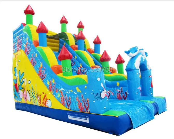 

Factory direct inflatable castle slide, inflatable bouncer, inflatable fun city, inflatable slides KY-132