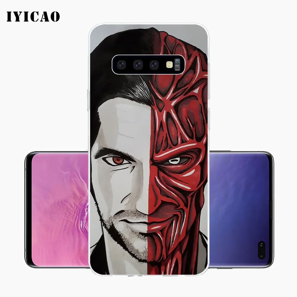 IYICAO Lucifer том Эллис ТВ шоу Мягкий силиконовый чехол для телефона Samsung Galaxy S10e S10 S9 S8
