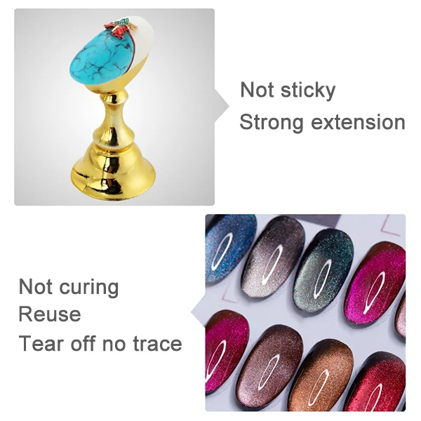 Горячий клей крепежный для ногтей глина Сделай Сам Маникюр накладные ногти