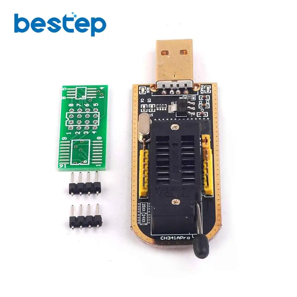 CH341A CH341 24 25 серия EEPROM Flash BIOS USB программатор с программным обеспечением и